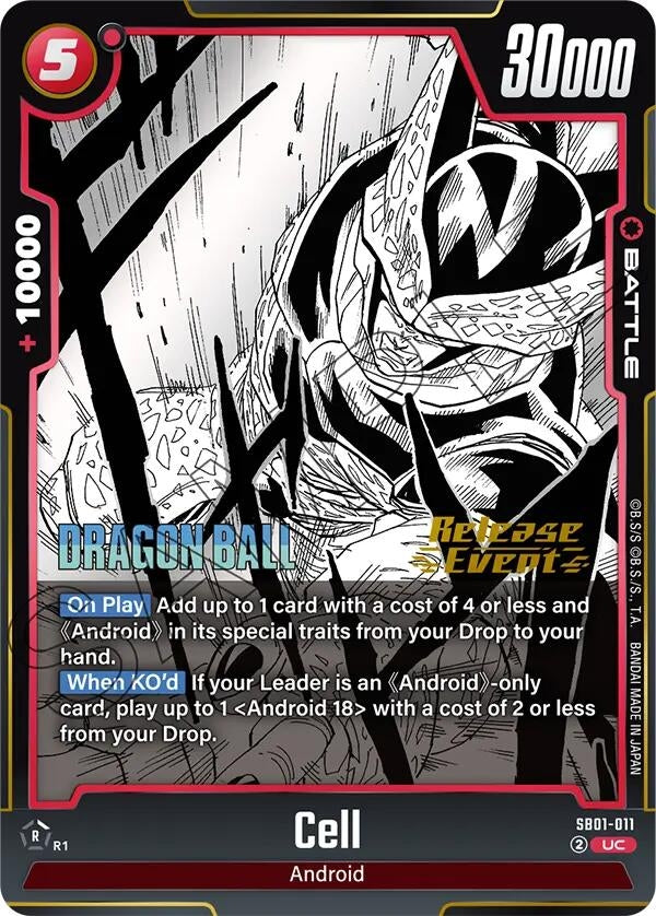 Image for Cell - SB01-011 (SB01-011) - Dragon Ball Super: Fusion World