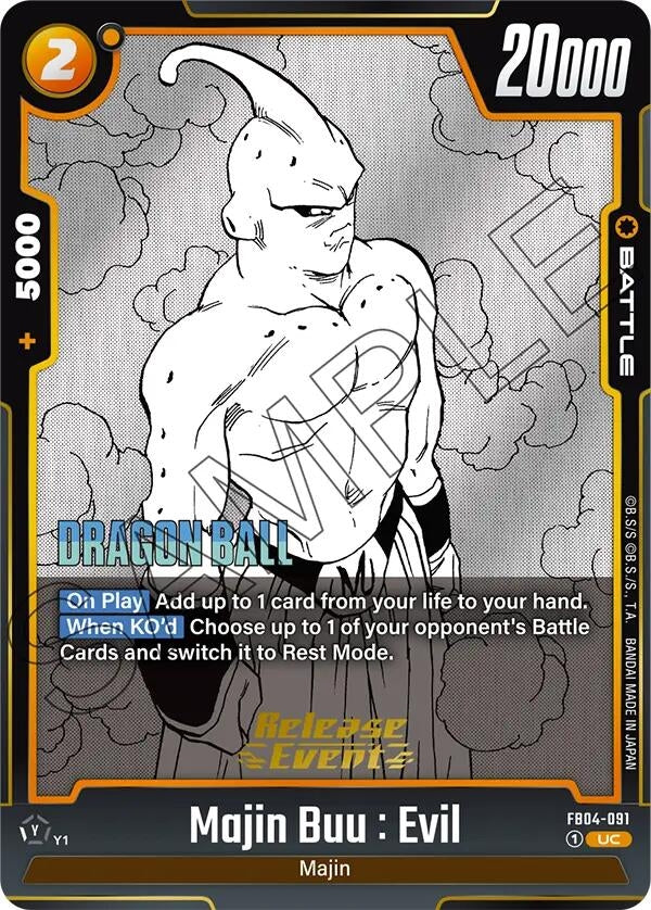 Image for Majin Buu : Evil - FB04-091 (FB04-091) - Dragon Ball Super: Fusion World