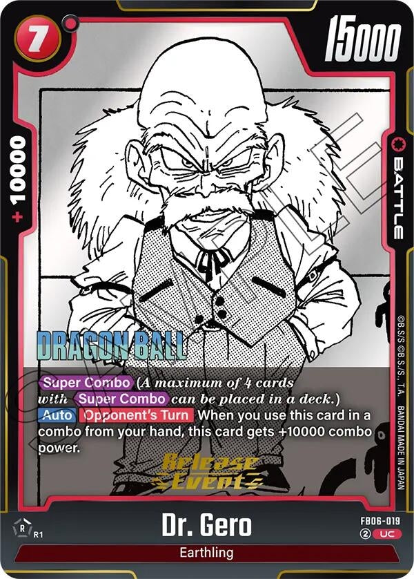 Image for Dr. Gero (FB06-019) - Dragon Ball Super: Fusion World