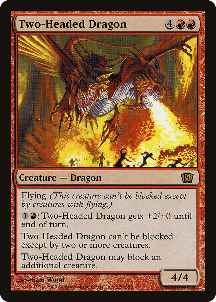 Two-Headed Dragon (E3 2003) [Oversize Cards] | Red Riot Games CA