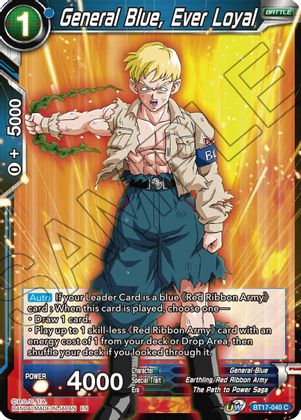 General Blue, Ever Loyal (BT17-040) [Ultimate Squad] | Red Riot Games CA