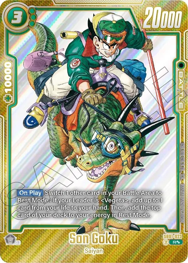 Image for Son Goku - SB01-023 (Super Alternate Art) (SB01-023) (Manga Booster 01) - Dragon Ball Super: Fusion World