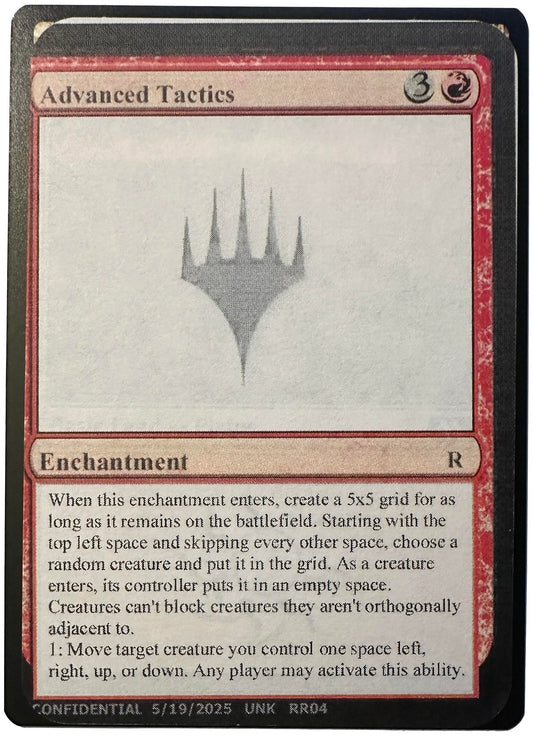 Advanced Tactics (Un-Known Event Playtest Cards)