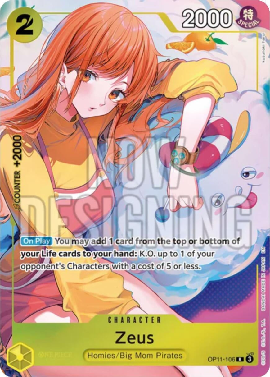 Image for Zeus (Official Playmat -Bandai Card Games Fest 24-25 Edition-) (OP11-106) (One Piece Promotion Cards) - One Piece Card Game
