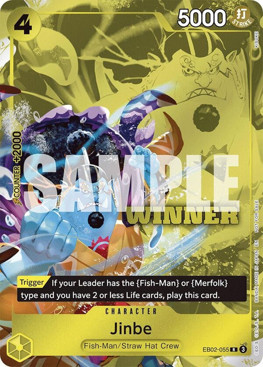 Image for Jinbe (Winner Pack 2025 Vol. 3) (EB02-055) (One Piece Promotion Cards) - One Piece Card Game