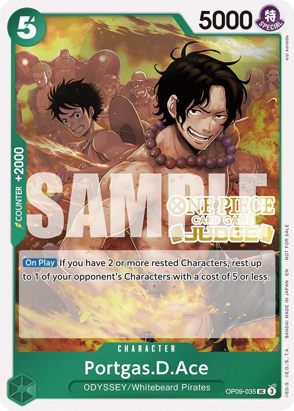 Image for Portgas.D.Ace (Judge Pack Vol. 6) (OP09-035) (One Piece Promotion Cards) - One Piece Card Game
