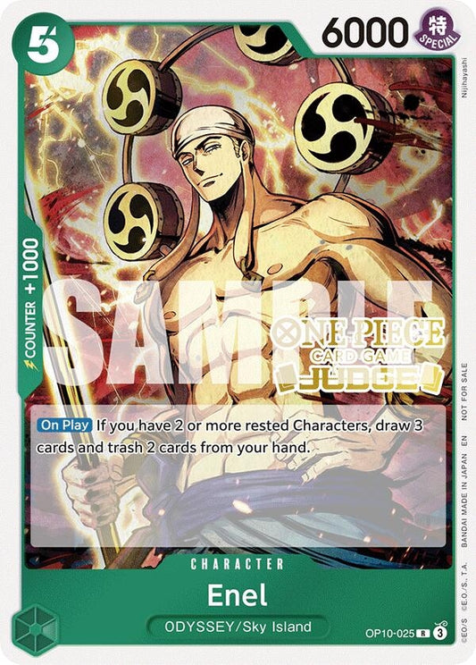 Image for Enel (Judge Pack Vol. 6) (OP10-025) (One Piece Promotion Cards) - One Piece Card Game