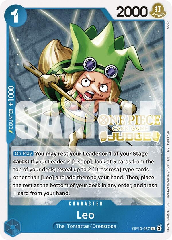 Image for Leo (Judge Pack Vol. 6) (OP10-057) (One Piece Promotion Cards) - One Piece Card Game