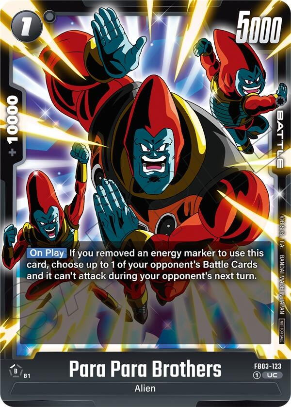 Image for Para Para Brothers (Limited Pack 02) (FB03-123) - Dragon Ball Super: Fusion World