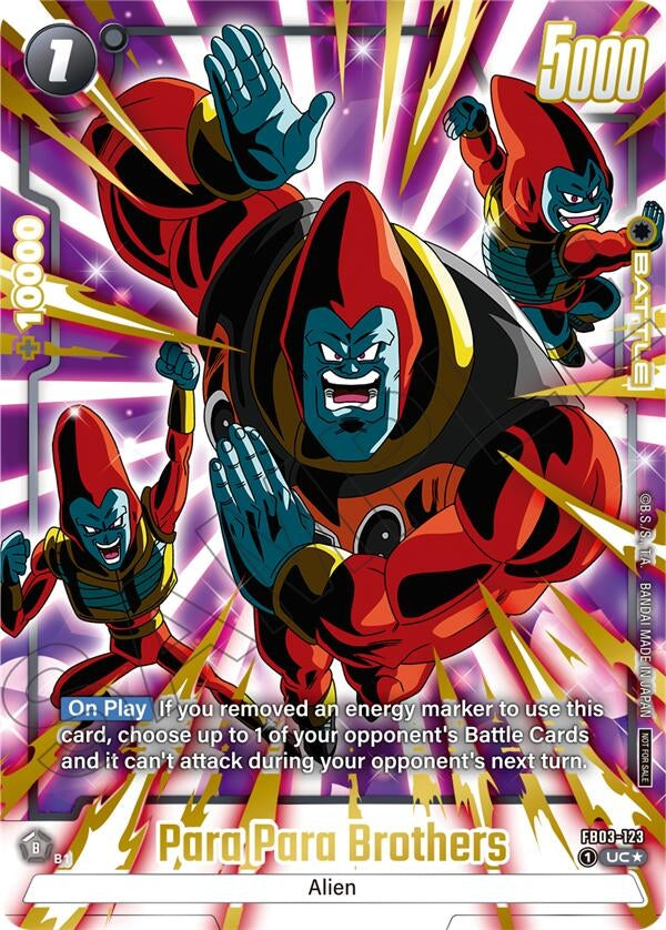 Image for Para Para Brothers (Limited Pack 02) (Alternate Art) (FB03-123) - Dragon Ball Super: Fusion World