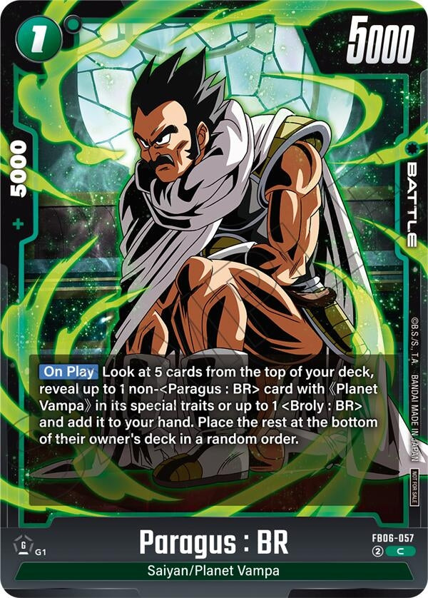Image for Paragus : BR (Limited Pack 02) (FB06-057) - Dragon Ball Super: Fusion World