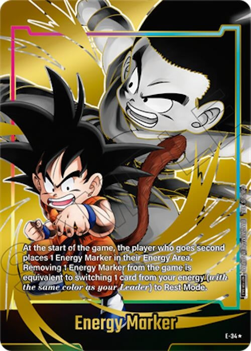 Image for Energy Marker (E-34) (Gold) (E-34) (Fusion World Energy Markers) - Dragon Ball Super: Fusion World
