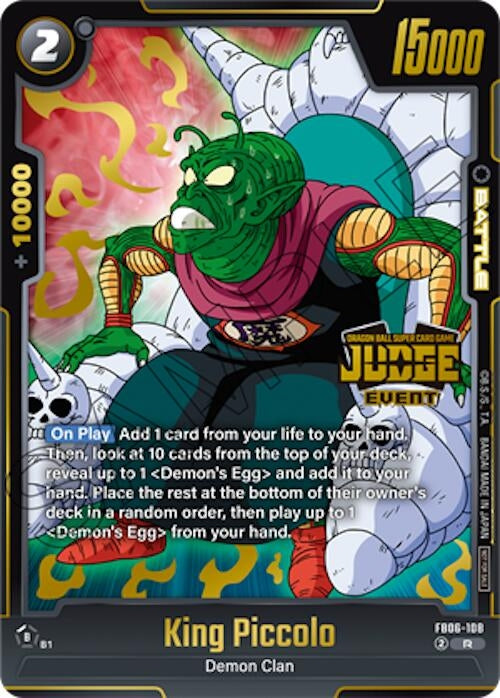 Image for King Piccolo (Judge Pack (Event Judge) 04) (FB06-108) - Dragon Ball Super: Fusion World