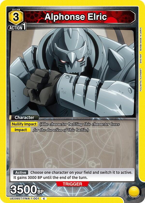 Image for Alphonse Elric (001) (UE09ST/FMA-1-001) (UE09ST: FULLMETAL ALCHEMIST Starter Deck) - Union Arena