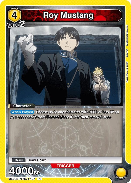 Image for Roy Mustang (107) (UE09ST/FMA-1-107) (UE09ST: FULLMETAL ALCHEMIST Starter Deck) - Union Arena