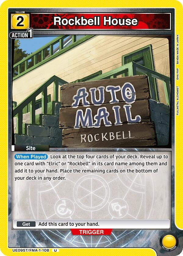 Image for Rockbell House (UE09ST/FMA-1-108) (UE09ST: FULLMETAL ALCHEMIST Starter Deck) - Union Arena