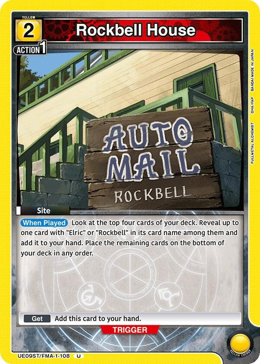 Image for Rockbell House (UE09ST/FMA-1-108) (UE09ST: FULLMETAL ALCHEMIST Starter Deck) - Union Arena