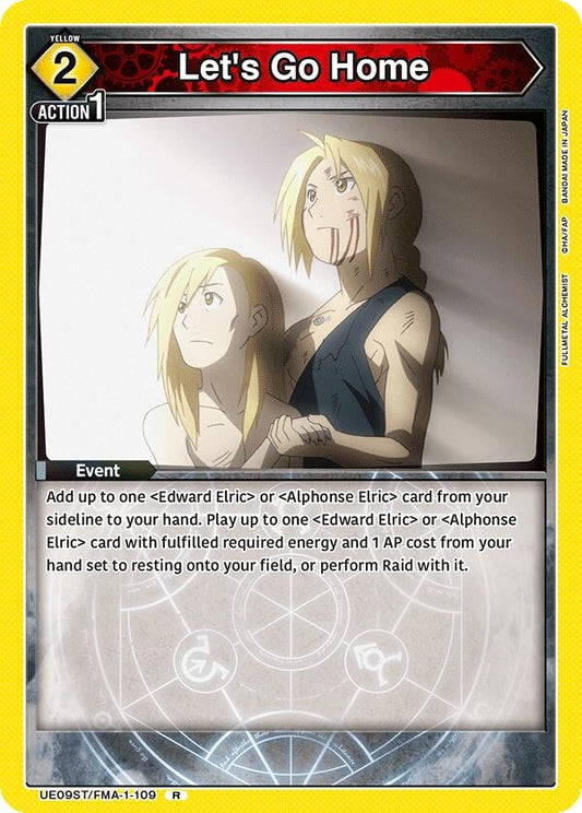 Image for Let's Go Home (UE09ST/FMA-1-109) (UE09ST: FULLMETAL ALCHEMIST Starter Deck) - Union Arena