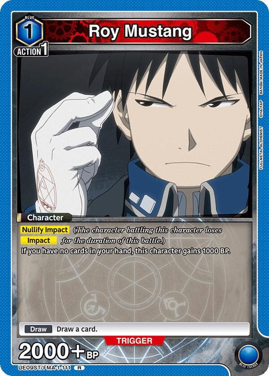 Image for Roy Mustang (111) (UE09ST/FMA-1-111) (UE09ST: FULLMETAL ALCHEMIST Starter Deck) - Union Arena