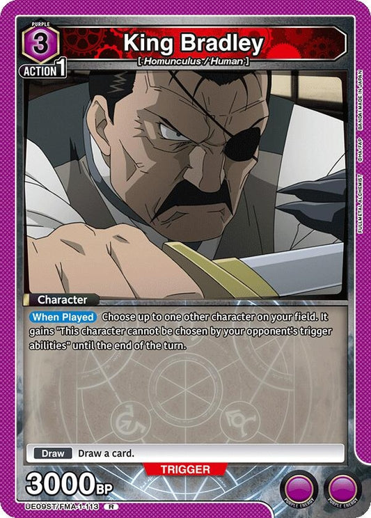 Image for King Bradley (UE09ST/FMA-1-113) (UE09ST: FULLMETAL ALCHEMIST Starter Deck) - Union Arena