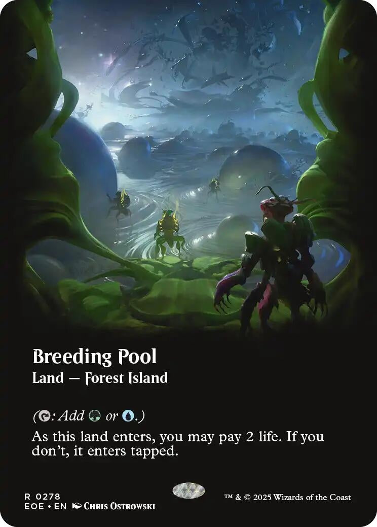 Image for Breeding Pool (Borderless) (278) (Edge of Eternities) - Magic: The Gathering