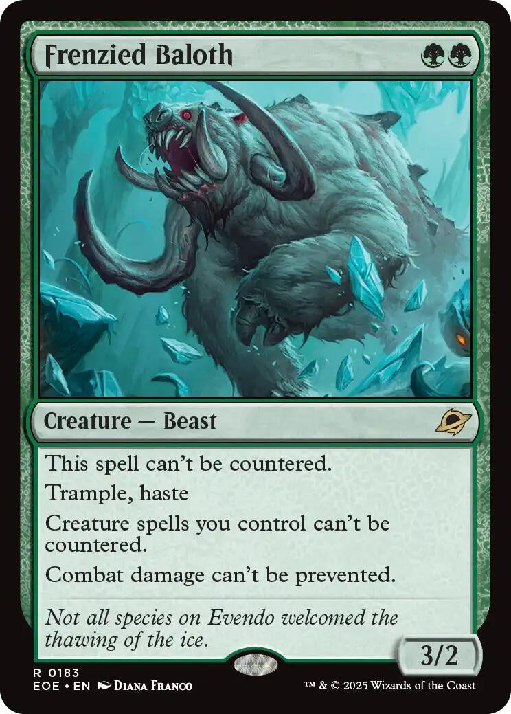 Image for Frenzied Baloth (183) (Edge of Eternities) - Magic: The Gathering