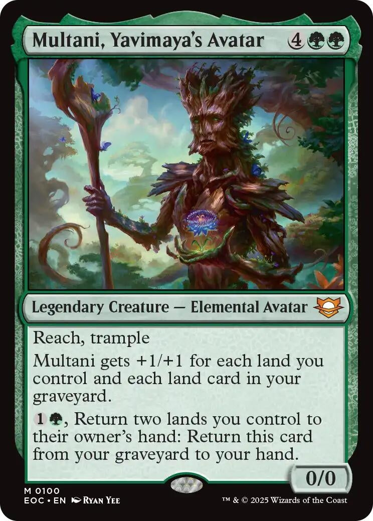 Image for Multani, Yavimaya's Avatar (100) - Magic: The Gathering