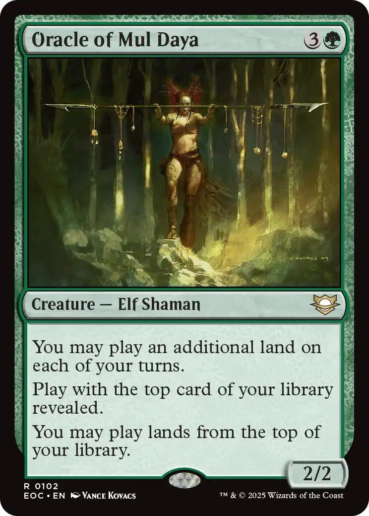 Image for Oracle of Mul Daya (102) - Magic: The Gathering