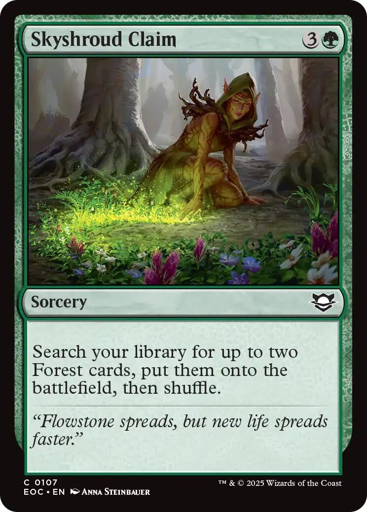 Image for Skyshroud Claim (107) - Magic: The Gathering