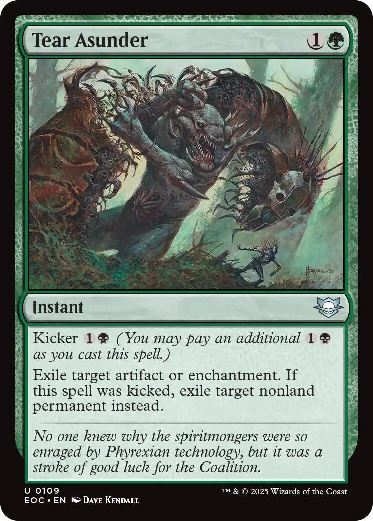 Image for Tear Asunder (109) - Magic: The Gathering