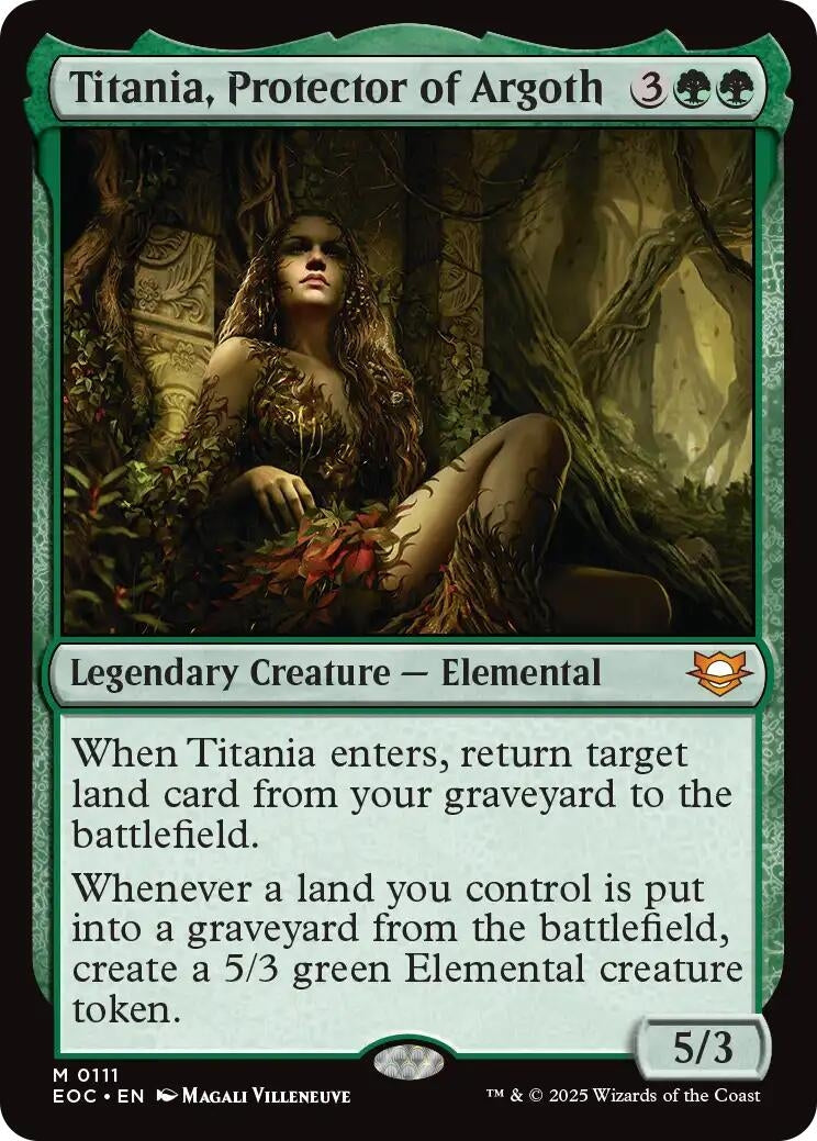 Image for Titania, Protector of Argoth (111) - Magic: The Gathering