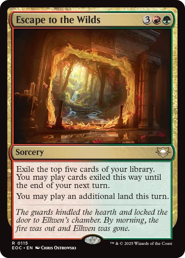 Image for Escape to the Wilds (115) - Magic: The Gathering