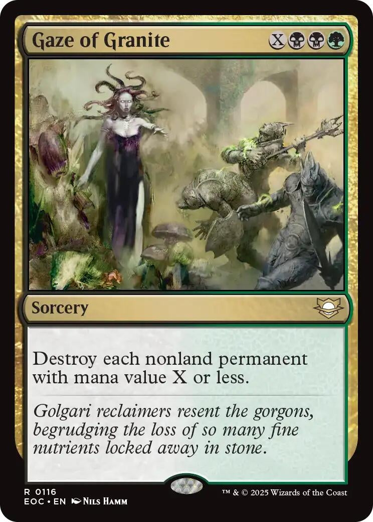 Image for Gaze of Granite (116) - Magic: The Gathering