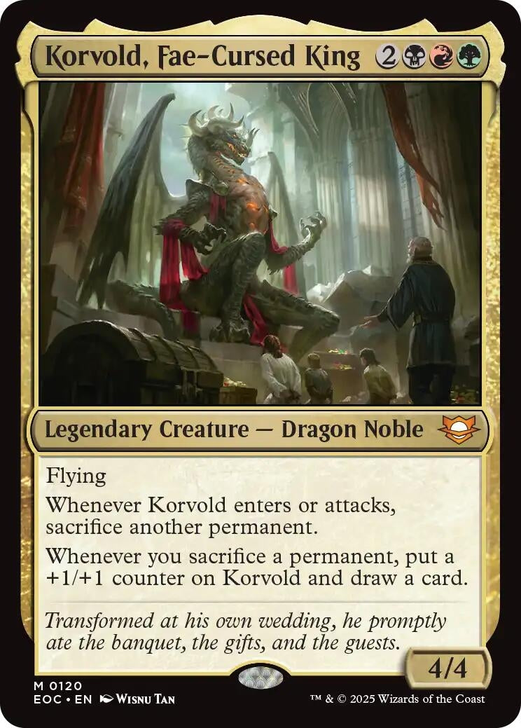 Image for Korvold, Fae-Cursed King (120) - Magic: The Gathering