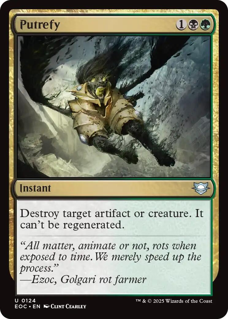 Image for Putrefy (124) - Magic: The Gathering