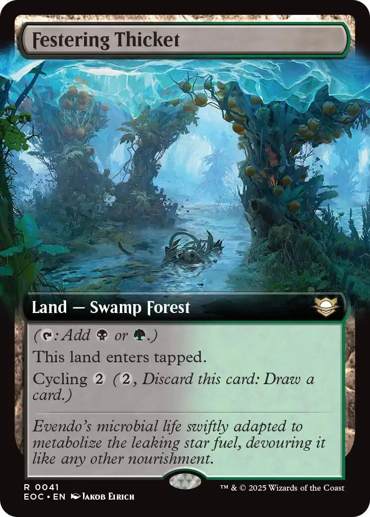 Image for Festering Thicket (Extended Art) (41) - Magic: The Gathering