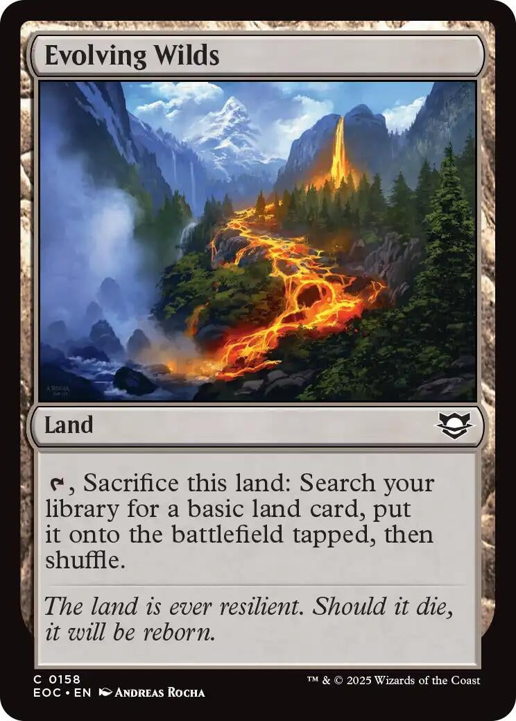 Image for Evolving Wilds (158) - Magic: The Gathering
