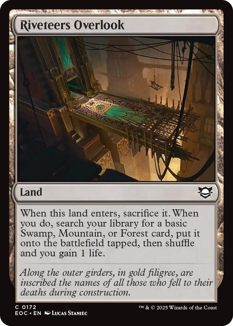 Image for Riveteers Overlook (172) - Magic: The Gathering