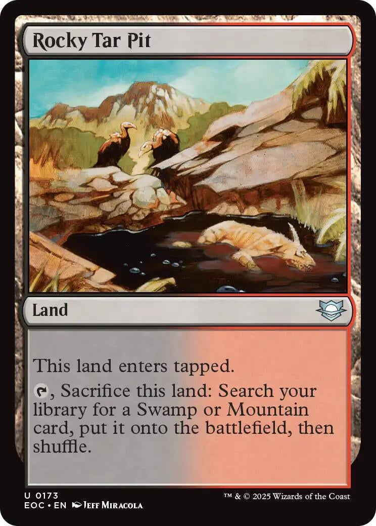 Image for Rocky Tar Pit (173) - Magic: The Gathering