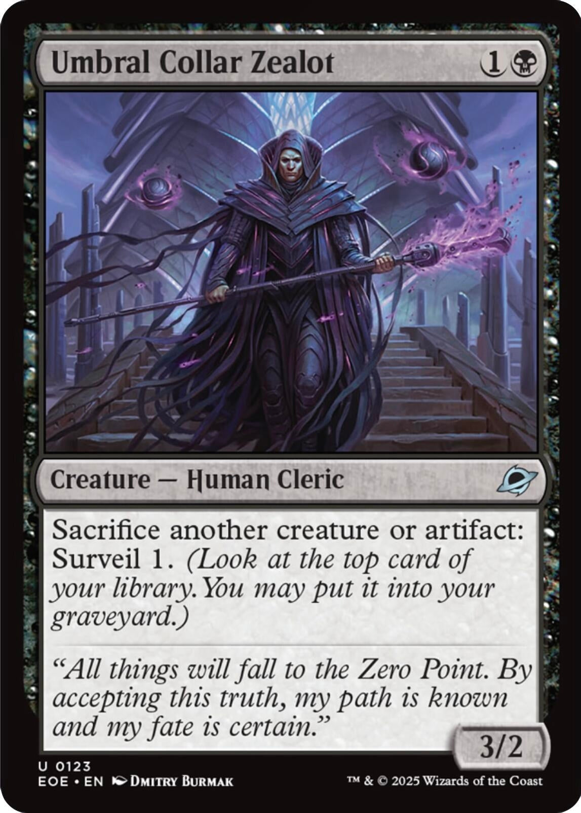 Image for Umbral Collar Zealot (123) (Edge of Eternities) - Magic: The Gathering