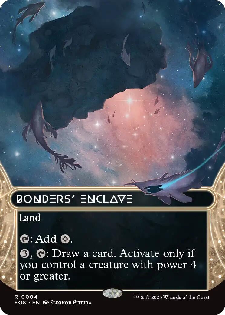 Image for Bonders' Enclave (0004) (Borderless) (4) (Edge of Eternities: Stellar Sights) - Magic: The Gathering