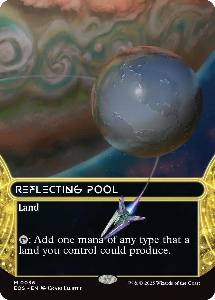 Image for Reflecting Pool (0036) (Borderless) (36) (Edge of Eternities: Stellar Sights) - Magic: The Gathering