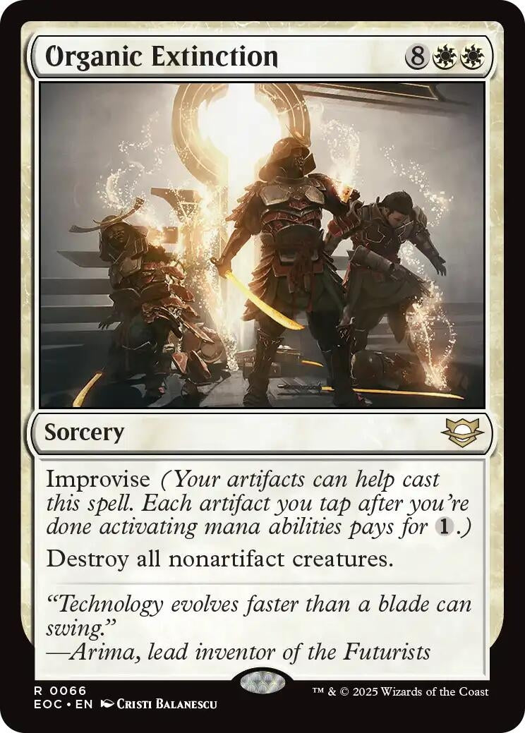 Image for Organic Extinction (66) - Magic: The Gathering