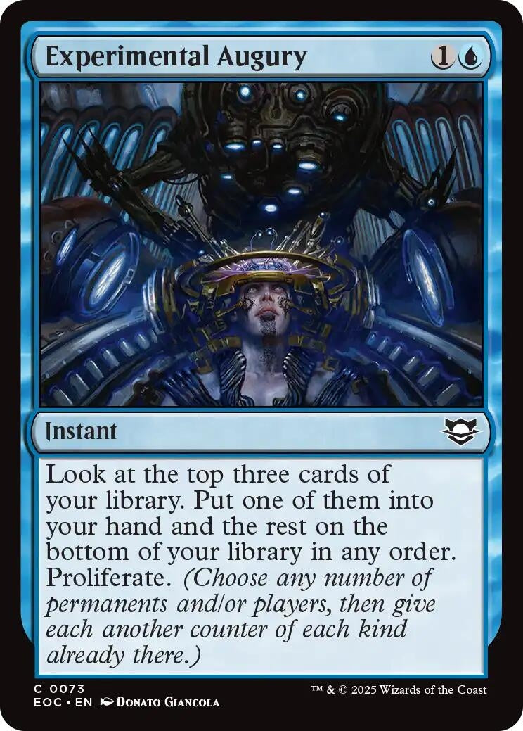 Image for Experimental Augury (73) - Magic: The Gathering