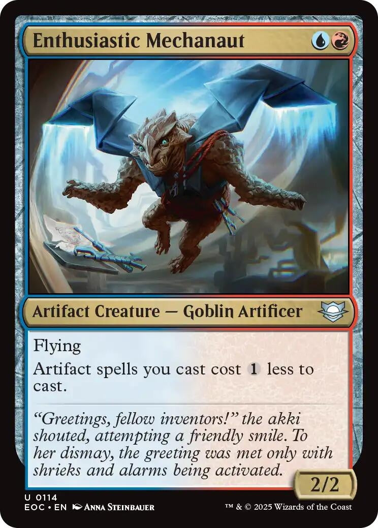 Image for Enthusiastic Mechanaut (114) - Magic: The Gathering