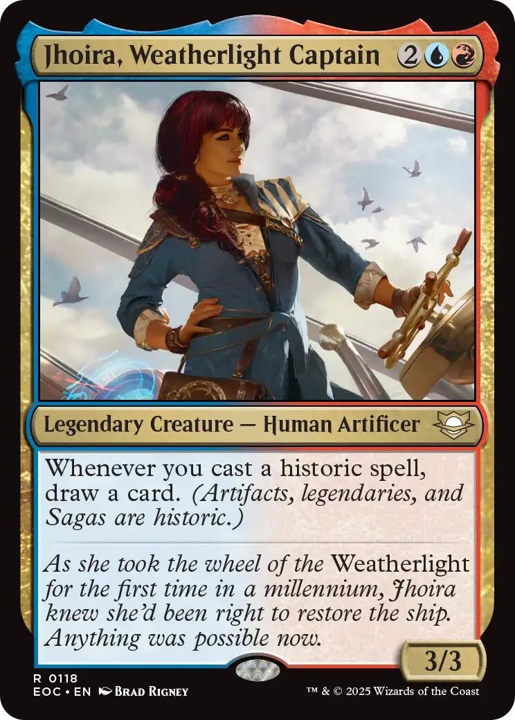 Image for Jhoira, Weatherlight Captain (118) - Magic: The Gathering