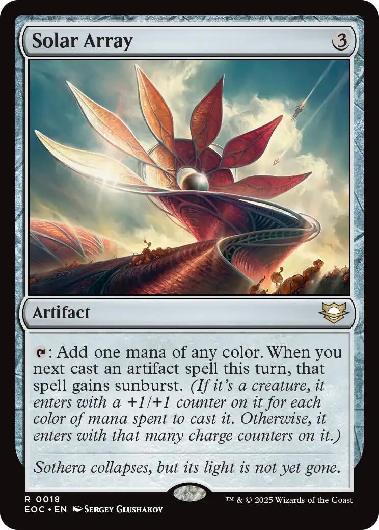 Image for Solar Array (18) - Magic: The Gathering
