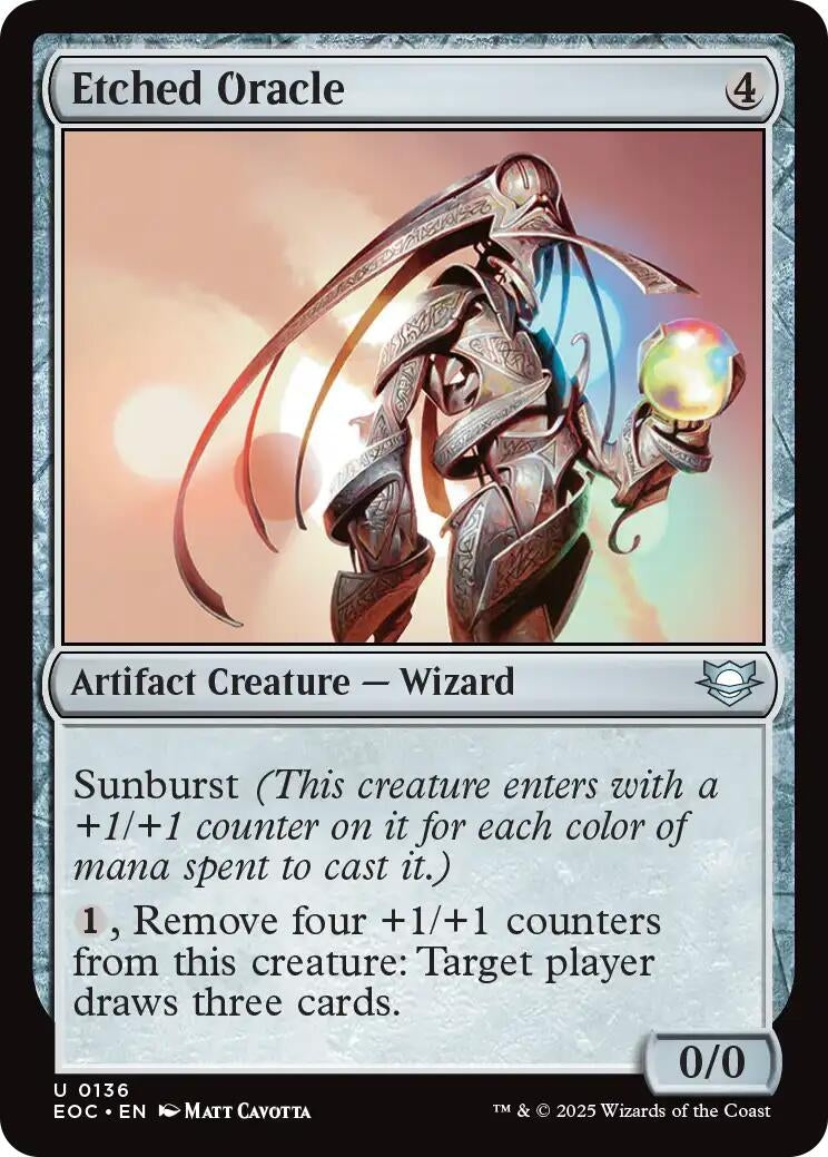 Image for Etched Oracle (136) - Magic: The Gathering