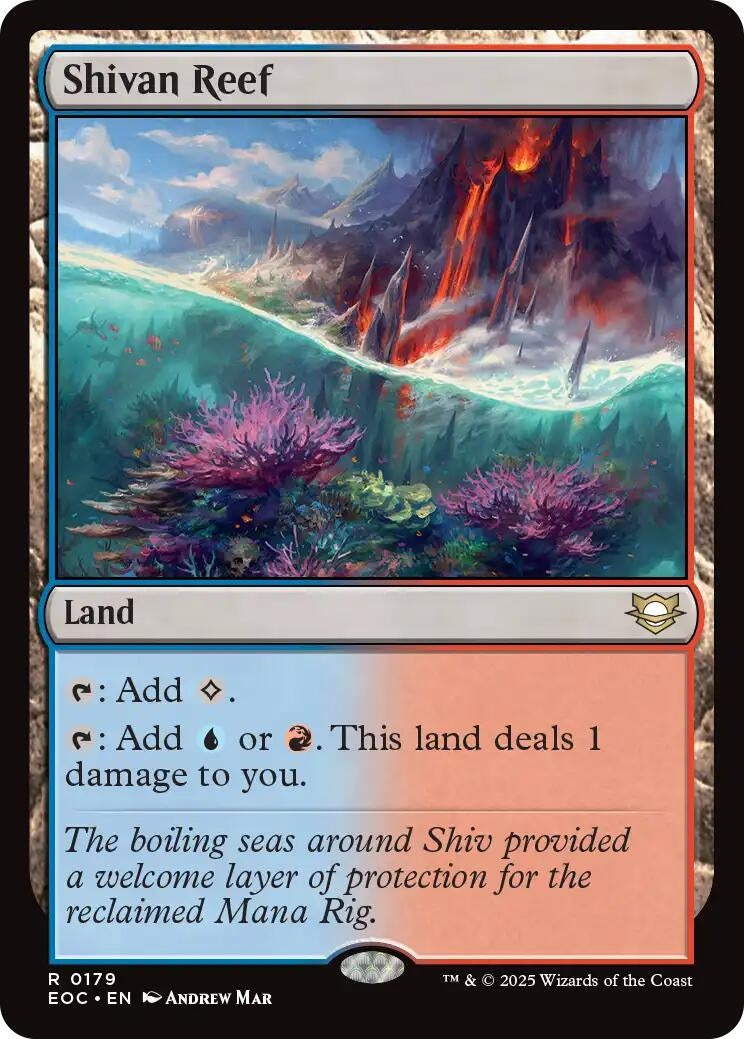 Image for Shivan Reef (179) - Magic: The Gathering