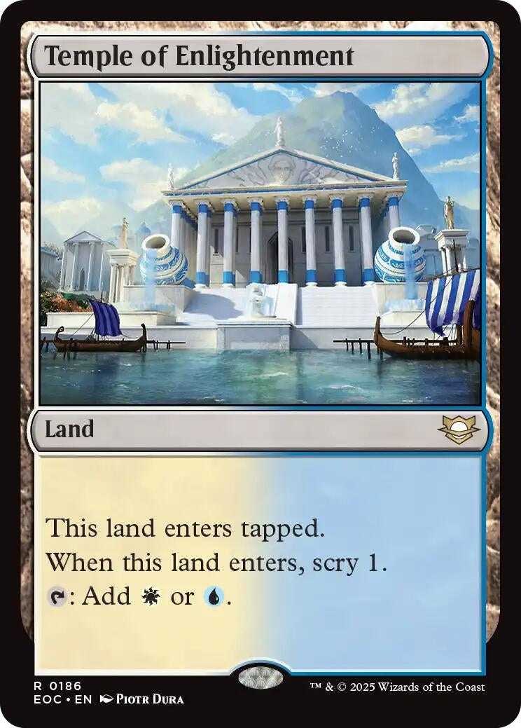 Image for Temple of Enlightenment (186) - Magic: The Gathering